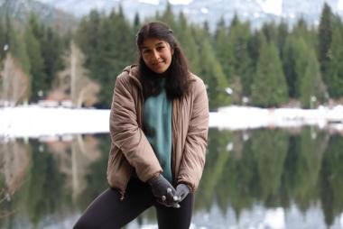 开云体育最新网站UBC材料工程专业的学生Debalina Saha对着镜头微笑。